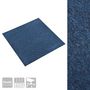 Voir la diapositive 3 : VIDAXL Dalles de tapis de sol 20 pcs 5 m^2 50x50 cm Bleu fonce