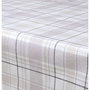 Voir la diapositive 3 : HABITABLE Nappe en toile cirée rectangulaire Carreau - 140 x 250 cm - Ecru