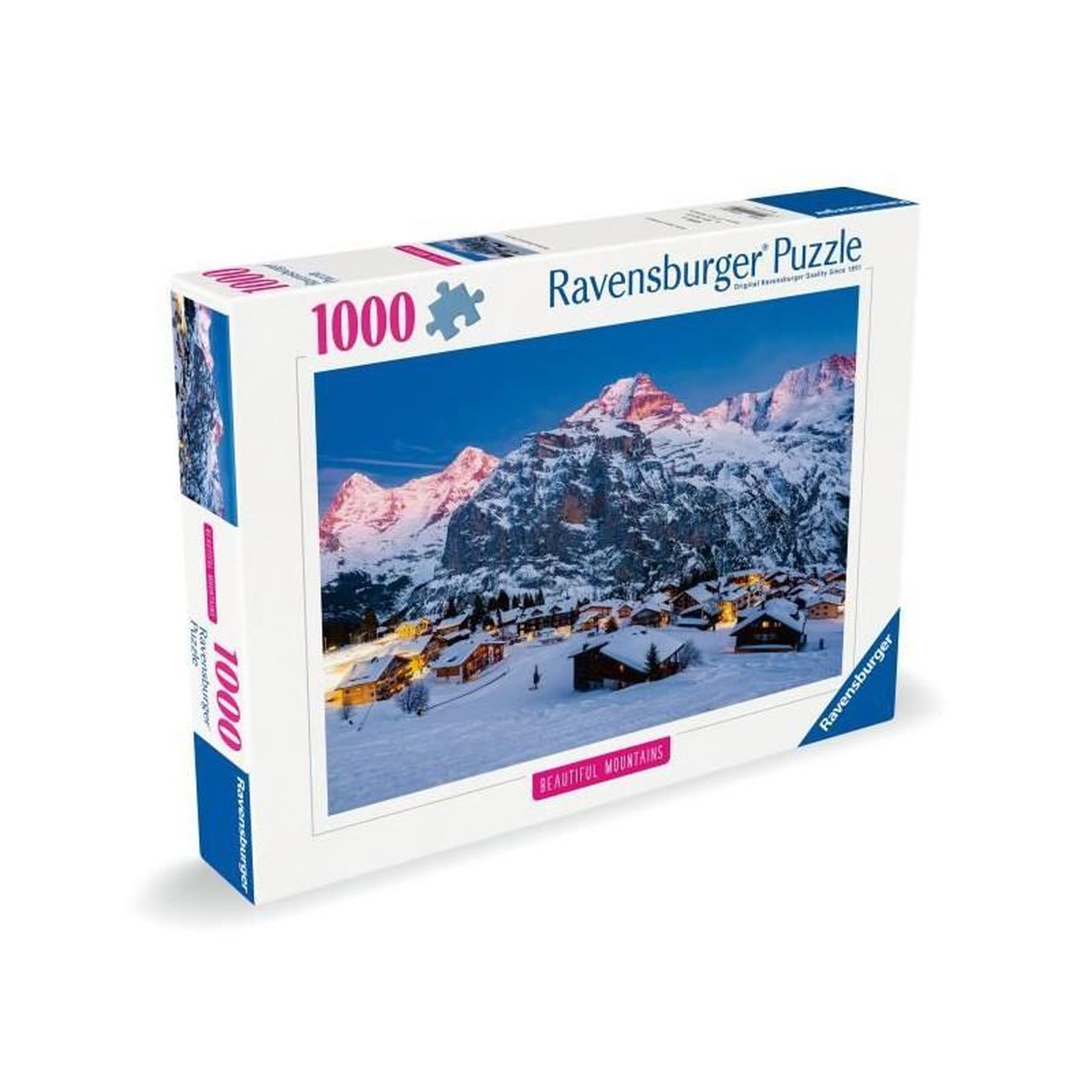 Voir la diapositive 3 : RAVENSBURGER Puzzle 1000 pièces L'Oberland bernois Mürren – Ravensburger – Collection Highlights – Dès 14 ans – Adulte & Enfant
