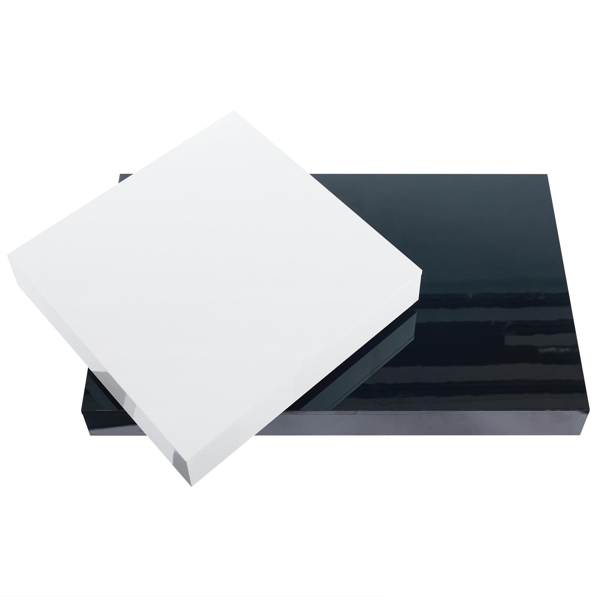 Voir la diapositive 6 : MERAX Table Basse Avec Une Table Rotative à 360 Degrés