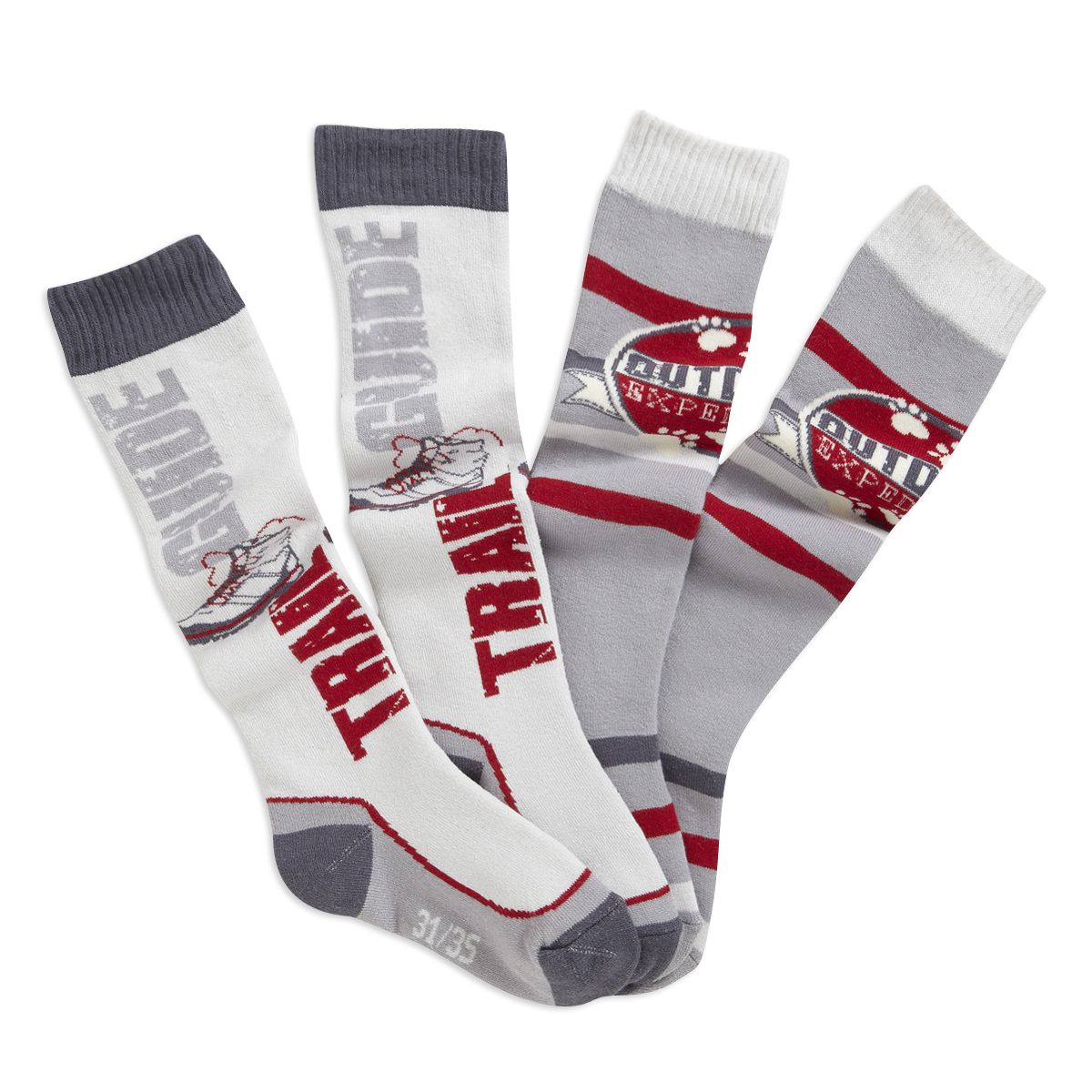 IN EXTENSO Lot de 2 paires de chaussettes de ski 