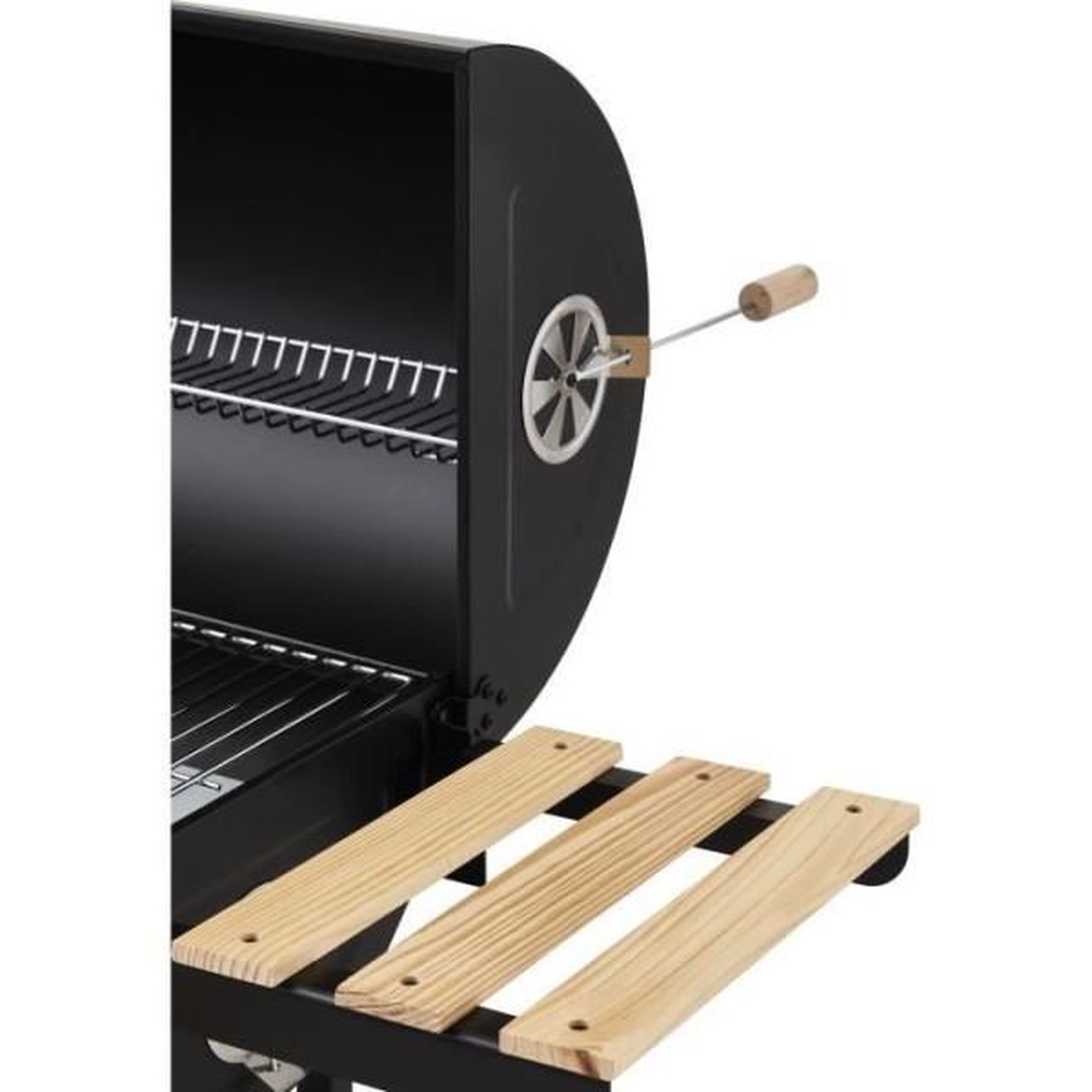 Voir la diapositive 4 : AAAAA Barbecue a charbon - COOKING BOX - MIKE EVOLUTION - 142 X 57 X 112 cm - Noir