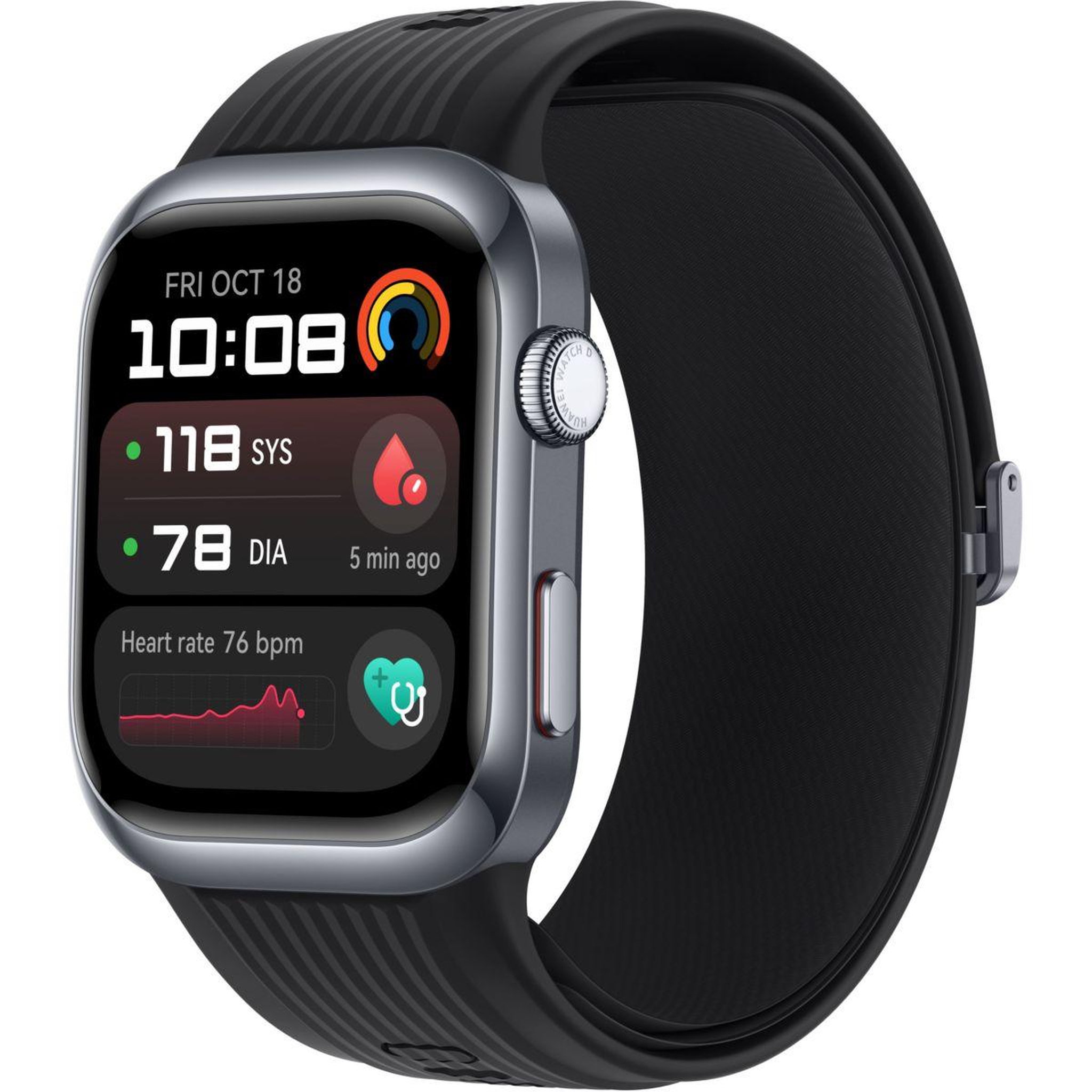 Voir la diapositive 2 : HUAWEI Montre connectée Watch D2 Noir