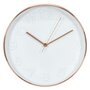 Paris Prix Horloge Murale  Gold  30cm Blanc & Cuivre