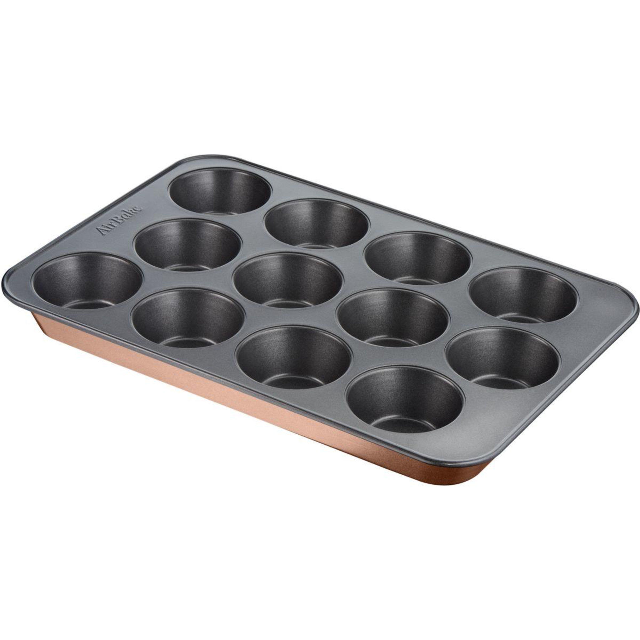 Voir la diapositive 2 : TEFAL Moule à muffin airbake 12 muffins