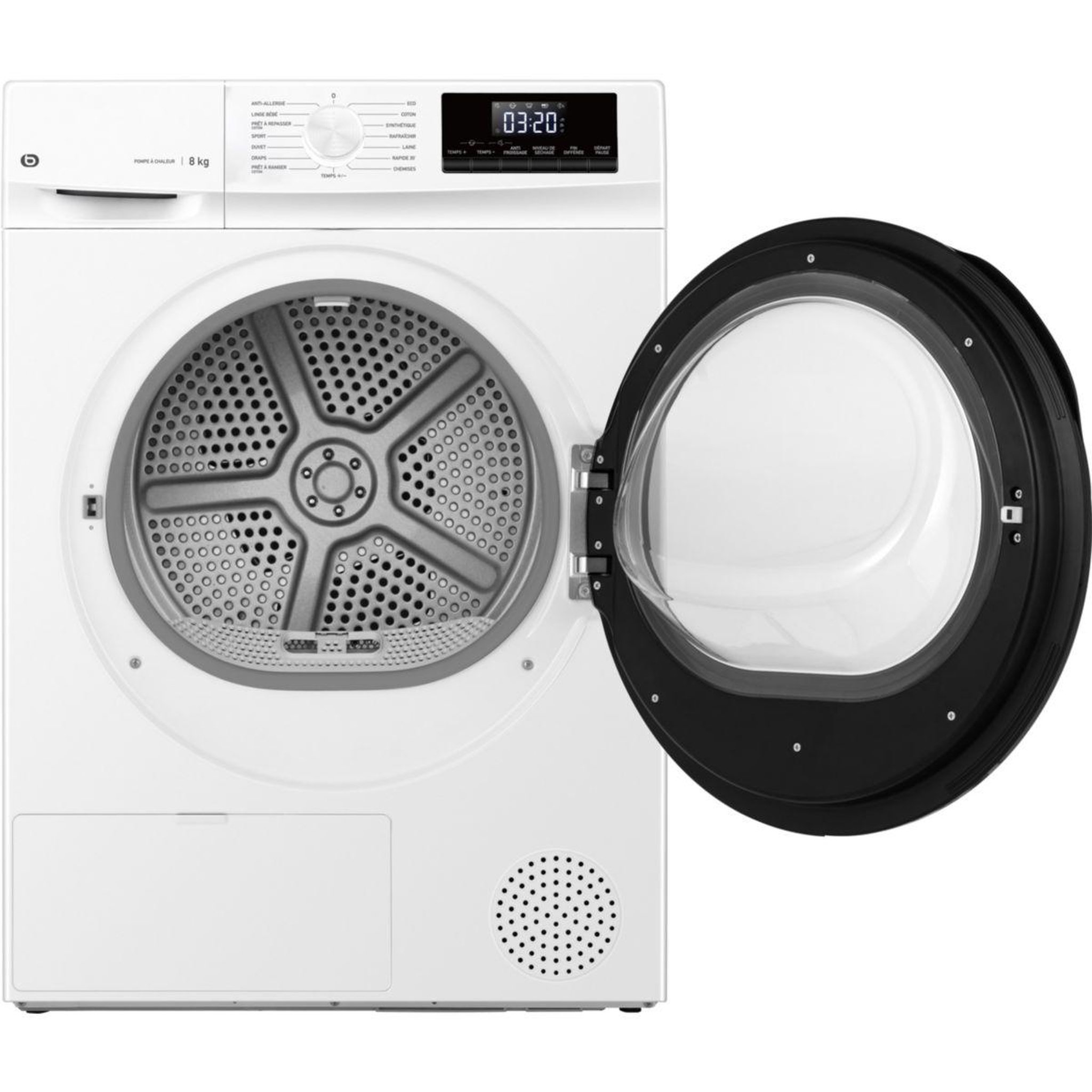 Voir la diapositive 2 : ESSENTIEL B Sèche linge pompe à chaleur eslhp8-4b