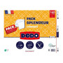 Voir la diapositive 2 : DODO Pack couette 140x200 cm + 1 oreiller 60x60 cm - Splendeur - Garnissage 100% Polyester Volupt'air 300G/M² - DODO