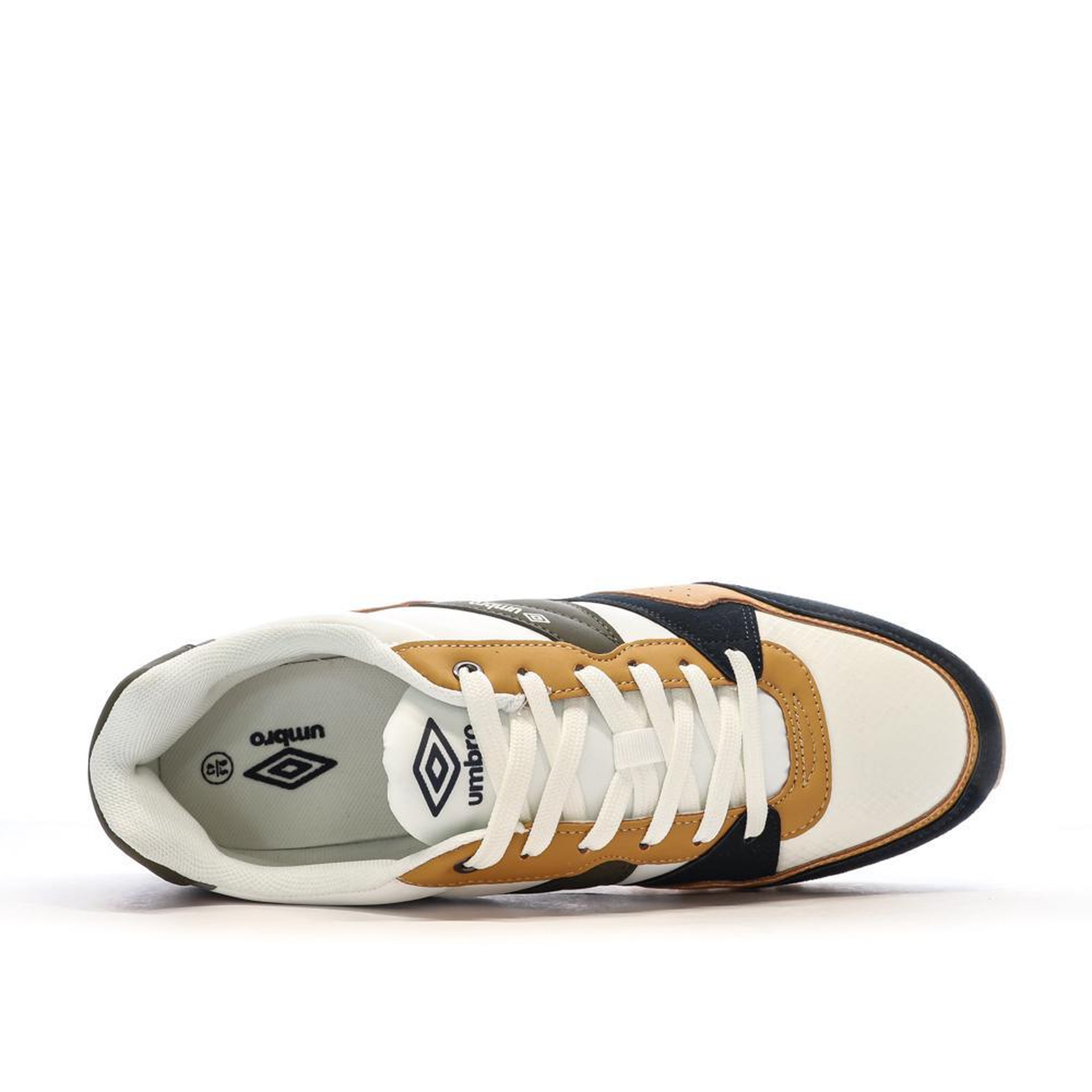 Voir la diapositive 4 : UMBRO Baskets Noires/Blanches/Camel Homme Umbro 973590