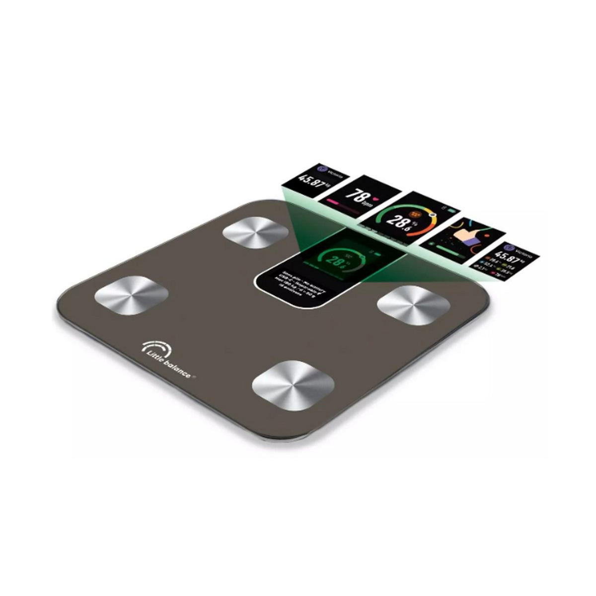 LITTLE BALANCE Impédancemètre 180kg/50g gris - 8837