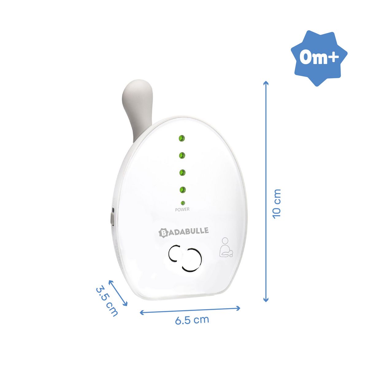BADABULLE Ecoute-bébé babyphone online 500m 