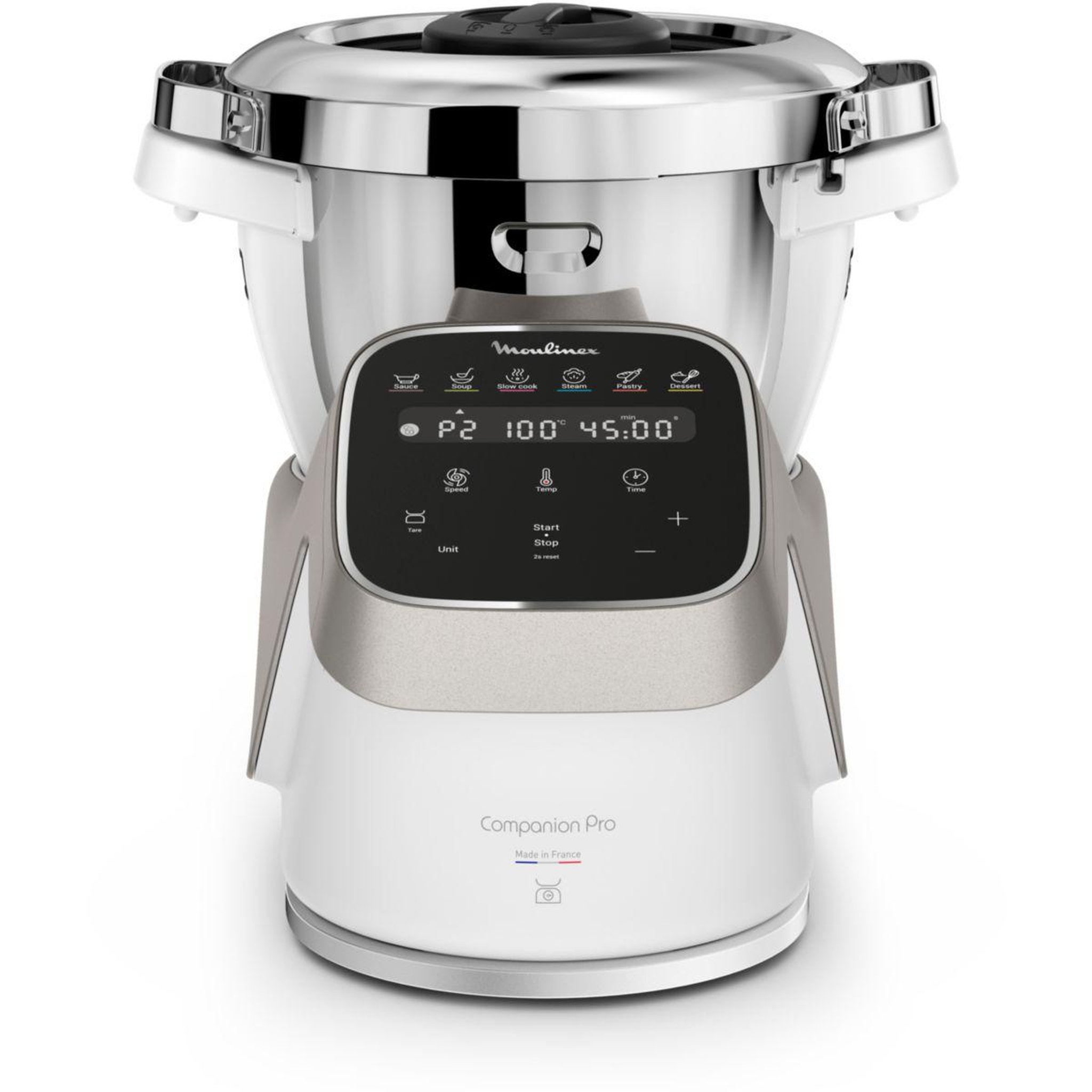 Voir la diapositive 2 : MOULINEX Robot cuiseur companion pro + cuiseur vapeur YY5286FG
