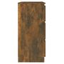 Voir la diapositive 4 : VIDAXL Buffet Chêne fumé 60x35x76 cm Bois d ingénierie