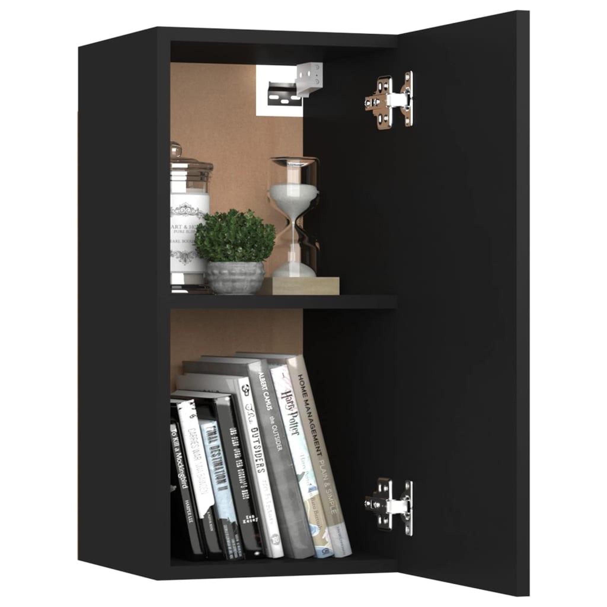 Voir la diapositive 5 : VIDAXL Ensemble de meubles TV 3 pcs Noir Bois d'ingenierie