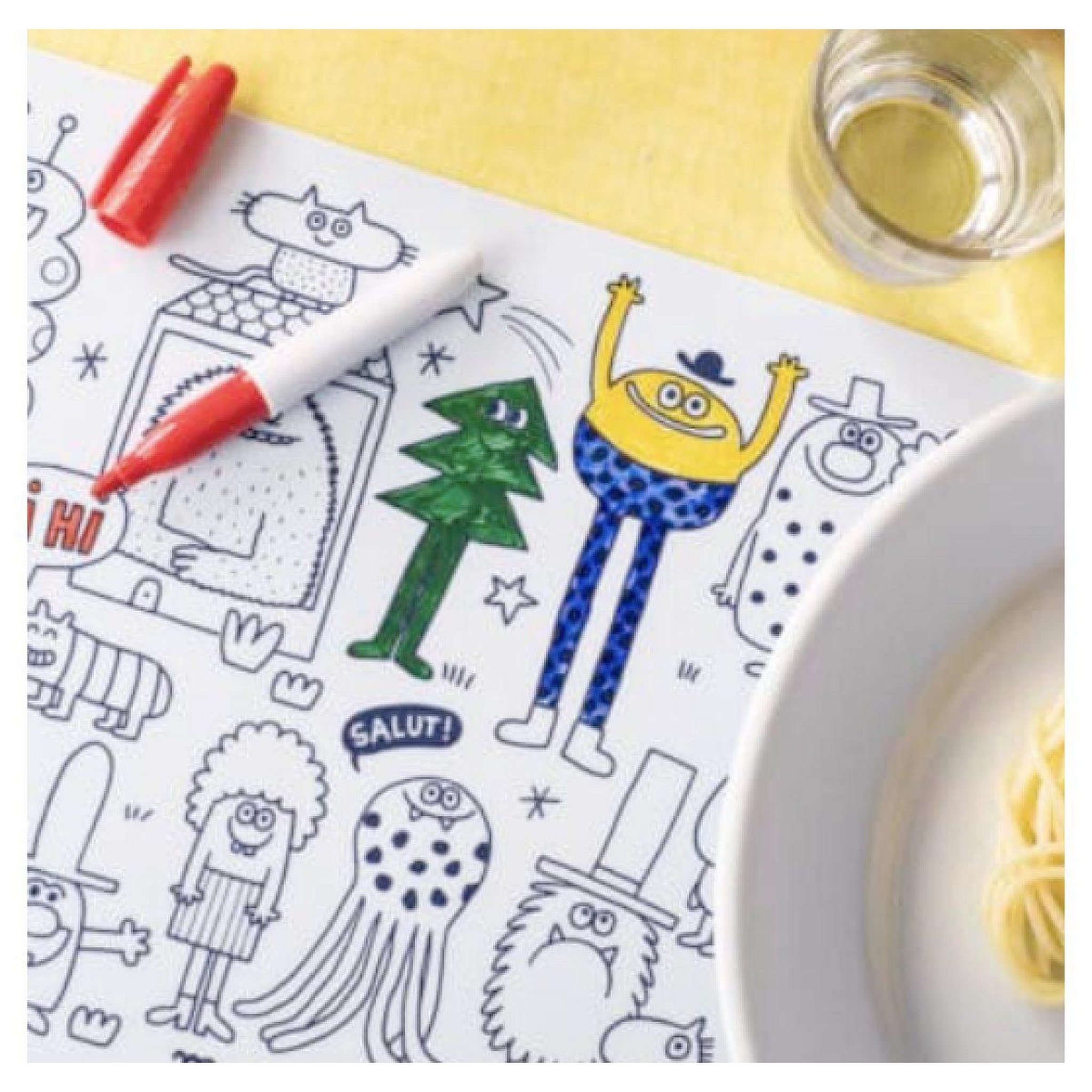 Voir la diapositive 4 : SUPER PETIT Mini set a colorier - les schmouks