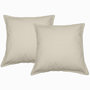 Voir la diapositive 1 : Sensei Maison Lot de 2 taies d'oreiller en flanelle de coton KLAPPEN