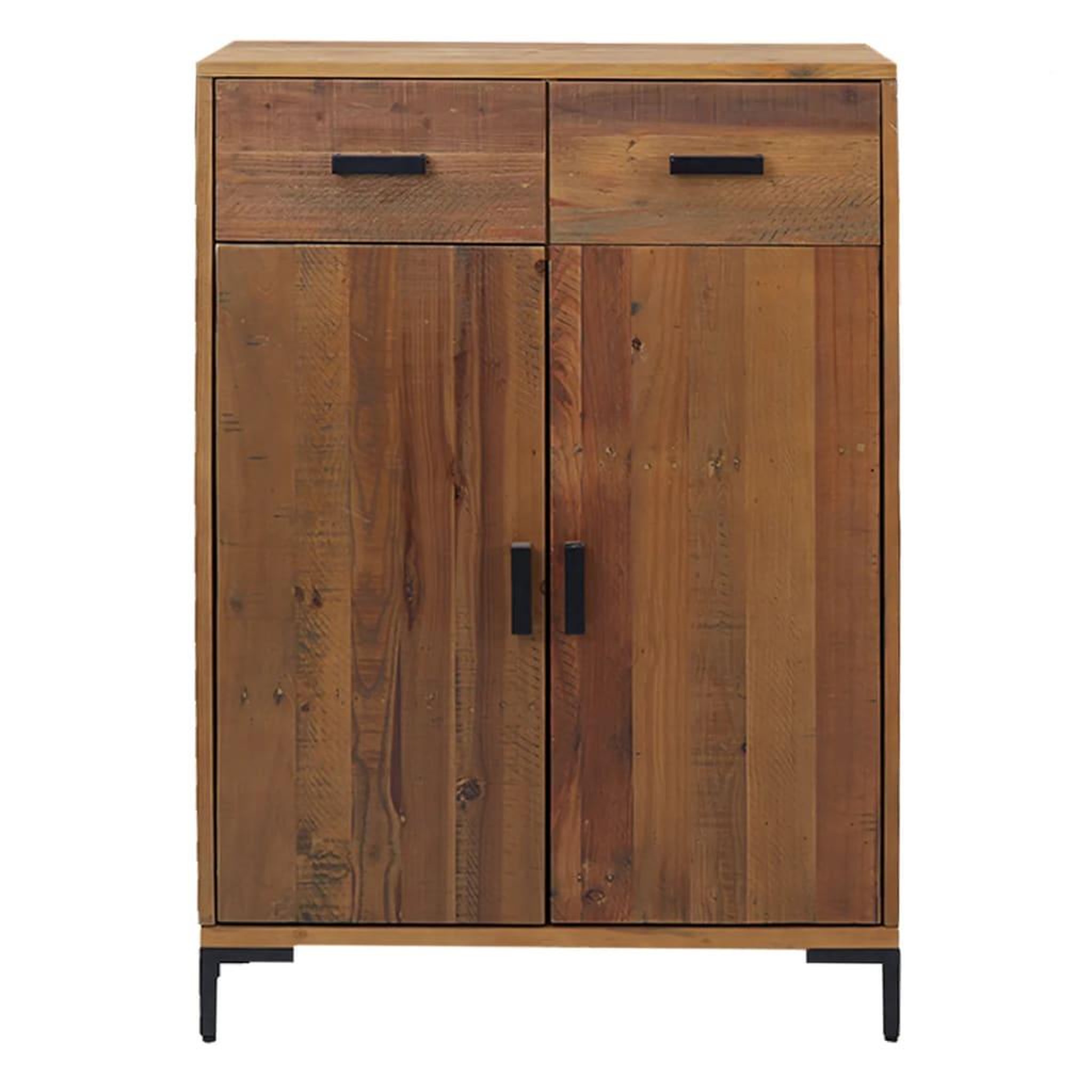 Voir la diapositive 3 : VIDAXL Etagere a chaussures 75x40x110 cm bois pin massif