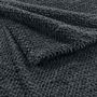 Voir la diapositive 3 : Paris Prix Plaid Imitation Fourrure  Icerberg  180x220cm Anthracite
