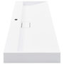 Voir la diapositive 5 : VIDAXL Lavabo 120x46x11 cm Fonte minerale/marbre Blanc