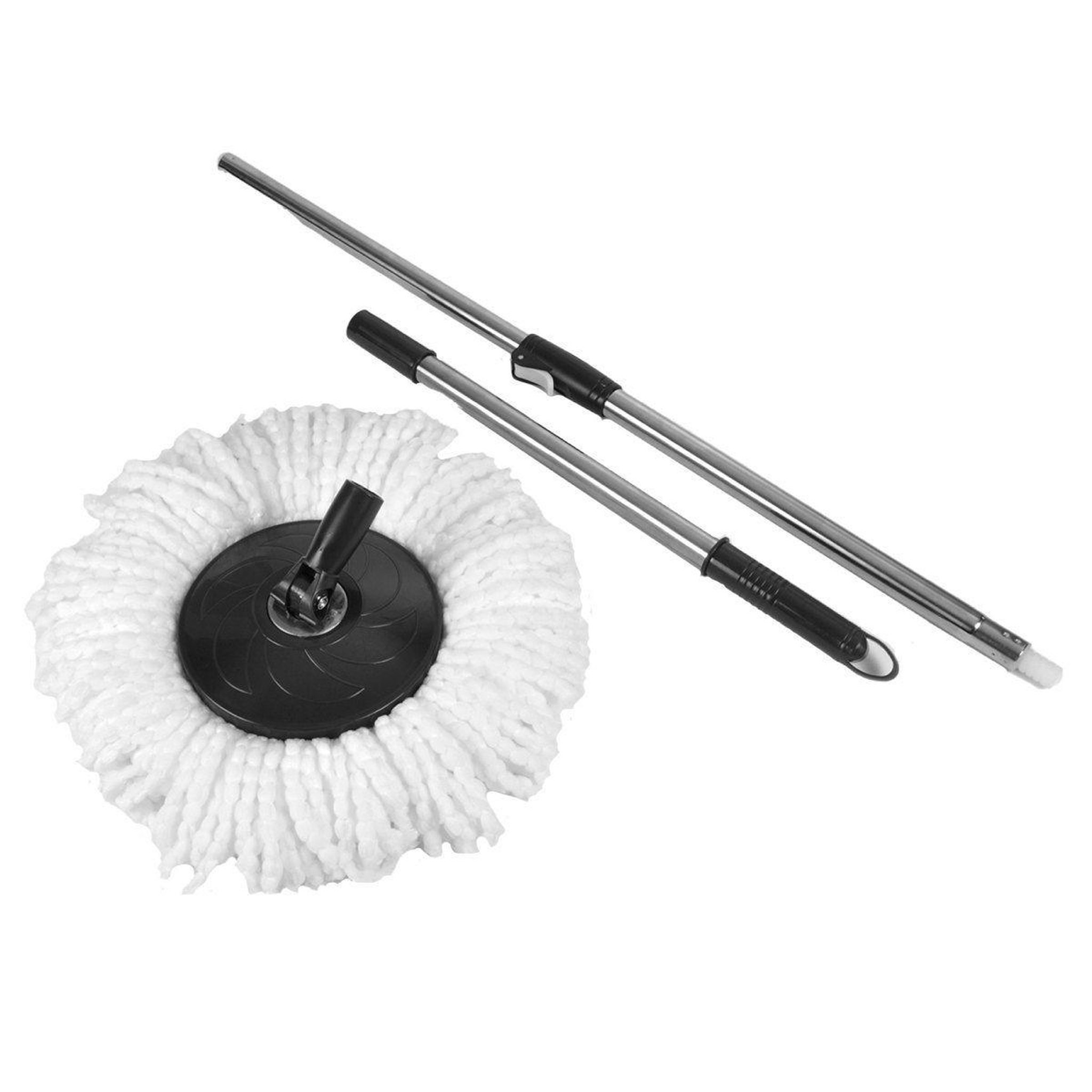 Voir la diapositive 2 : HOMEA Balai Essorage & Seau  Auto  12,5L Anthracite