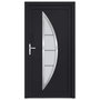 Voir la diapositive 3 : VIDAXL Porte d'entree anthracite 108x208 cm PVC