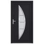 Voir la diapositive 3 : VIDAXL Porte d'entree anthracite 108x208 cm PVC
