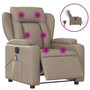 Voir la diapositive 2 : VIDAXL Fauteuil de massage inclinable electrique cappuccino similicuir