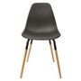 Voir la diapositive 3 : Paris Prix Lot de 4 Chaises Scandinaves  Phénix  81cm Noir