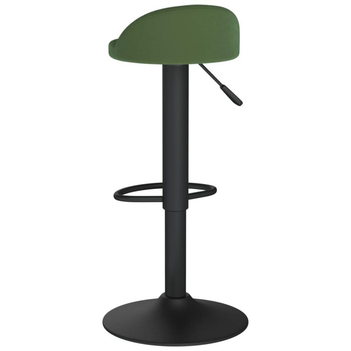 VIDAXL Tabouret de bar Vert fonce Velours