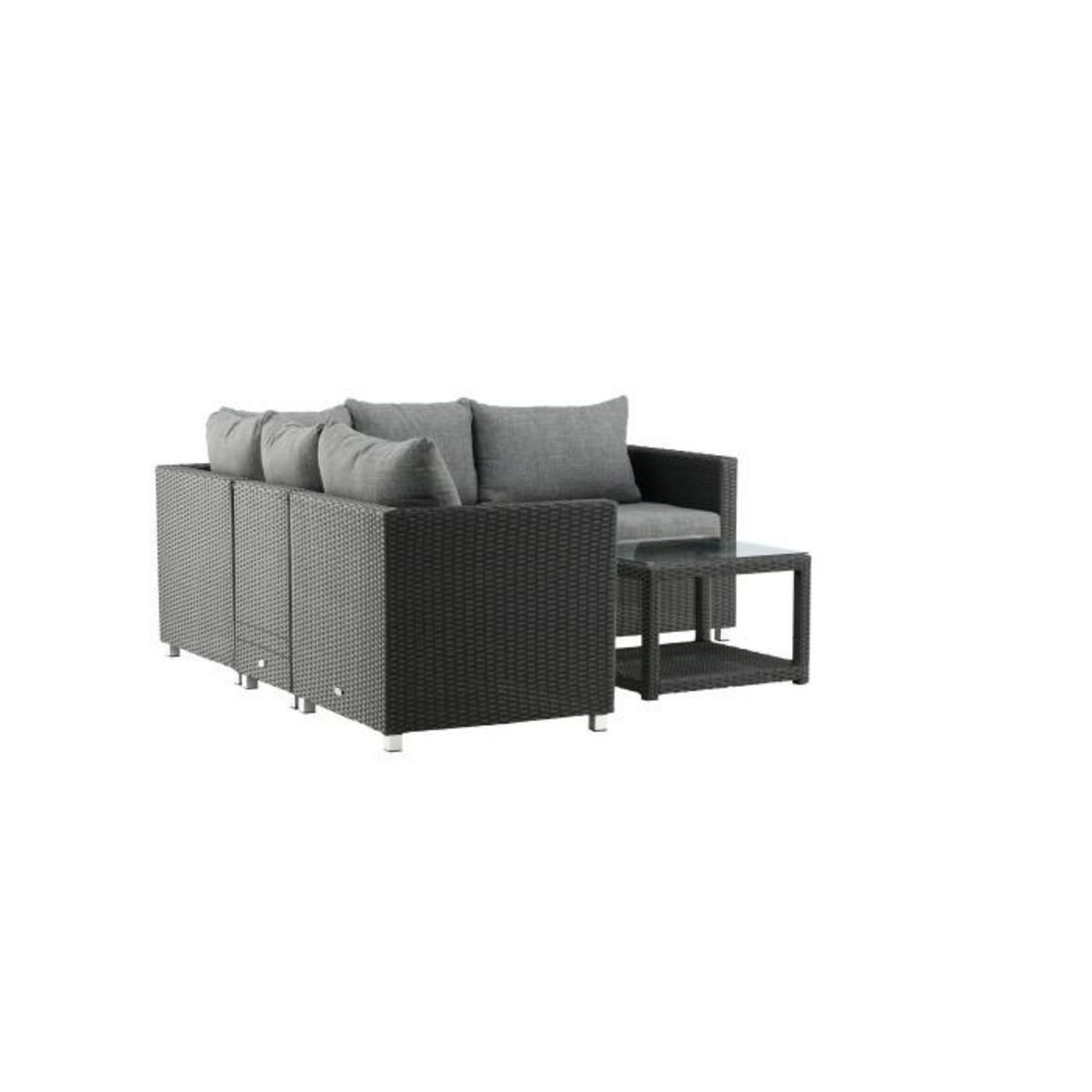 Paris Prix Salon de Jardin  Vamos  200cm Noir