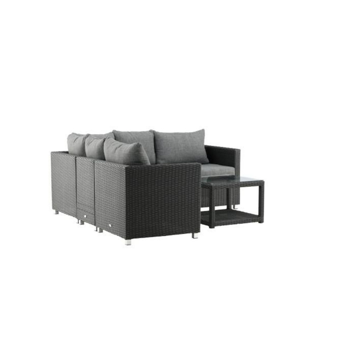 Paris Prix Salon de Jardin  Vamos  200cm Noir