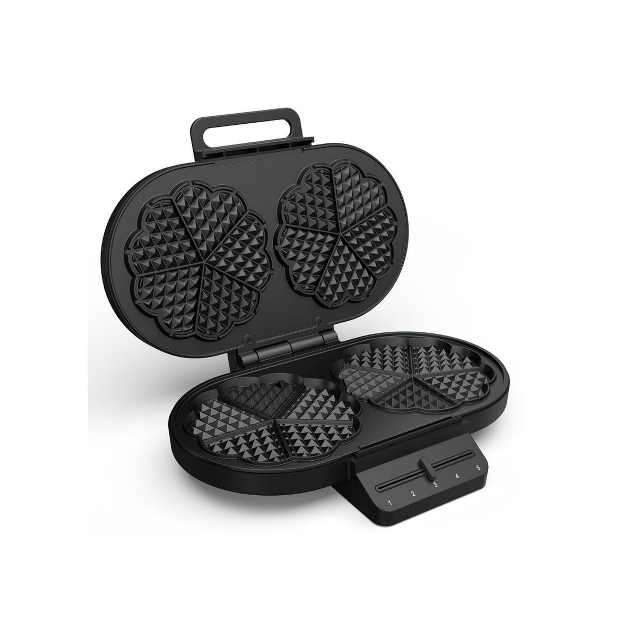 Voir la diapositive 2 : PRINCESS Gaufrier 1200w noir - 132384-01-001