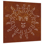 VIDAXL Decoration murale jardin 55x55 cm acier corten design du soleil