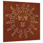 Voir la diapositive 1 : VIDAXL Decoration murale jardin 55x55 cm acier corten design du soleil