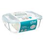 Voir la diapositive 2 : FIVE Boîte de Conservation  Clipeat  2,26L Transparent