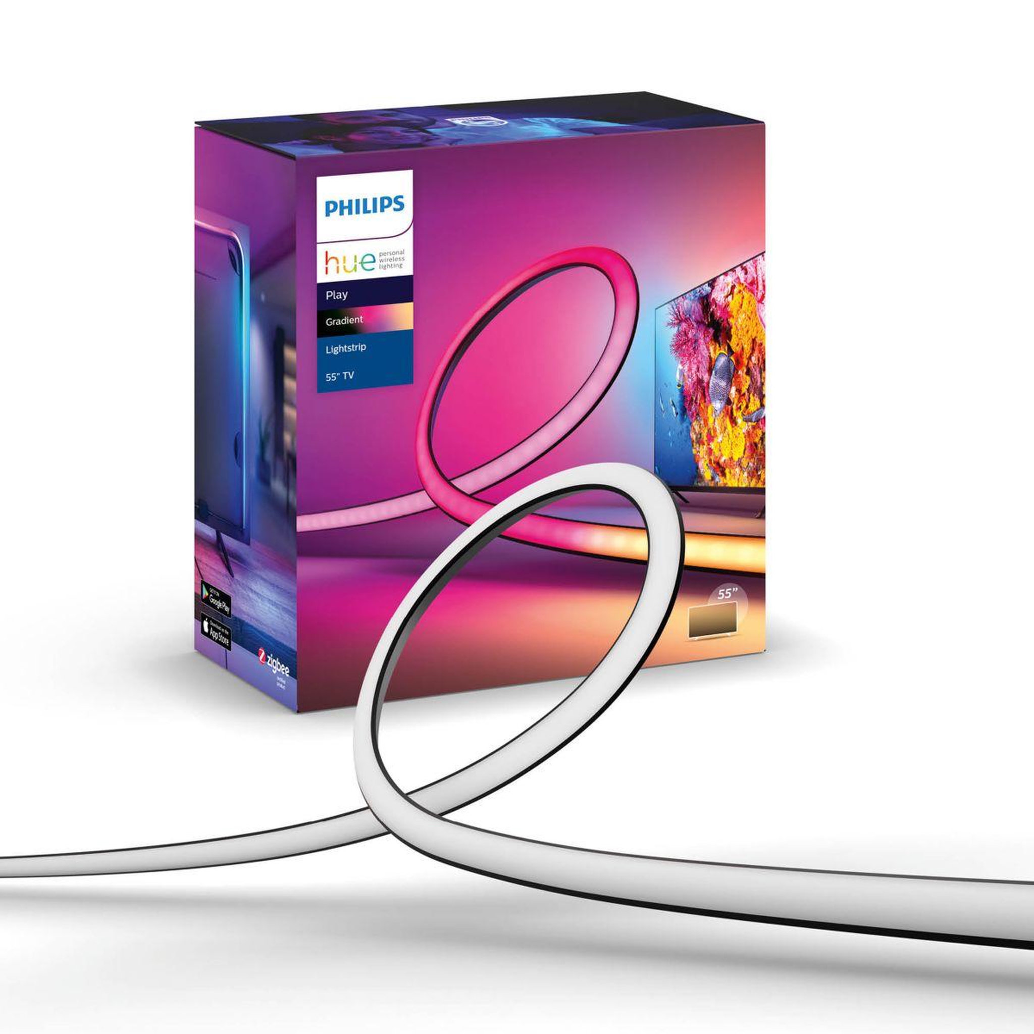 PHILIPS HUE Bandeau led play gradient tv55'' white&color ambianc