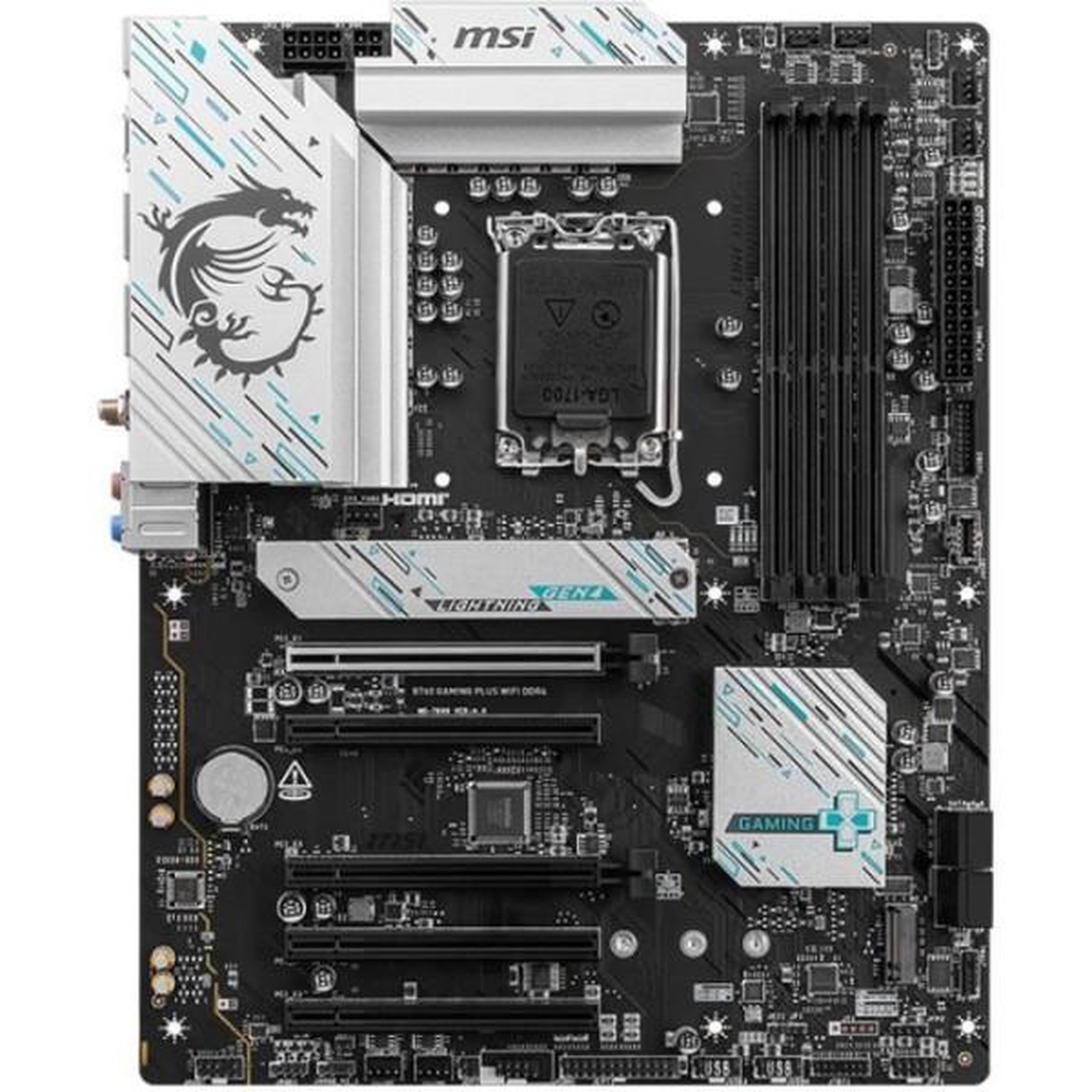 Voir la diapositive 2 : MSI Carte mere - MSI - B760 GAMING PLUS WIFI - DDR4 - LGA 1700 - 128 Go max