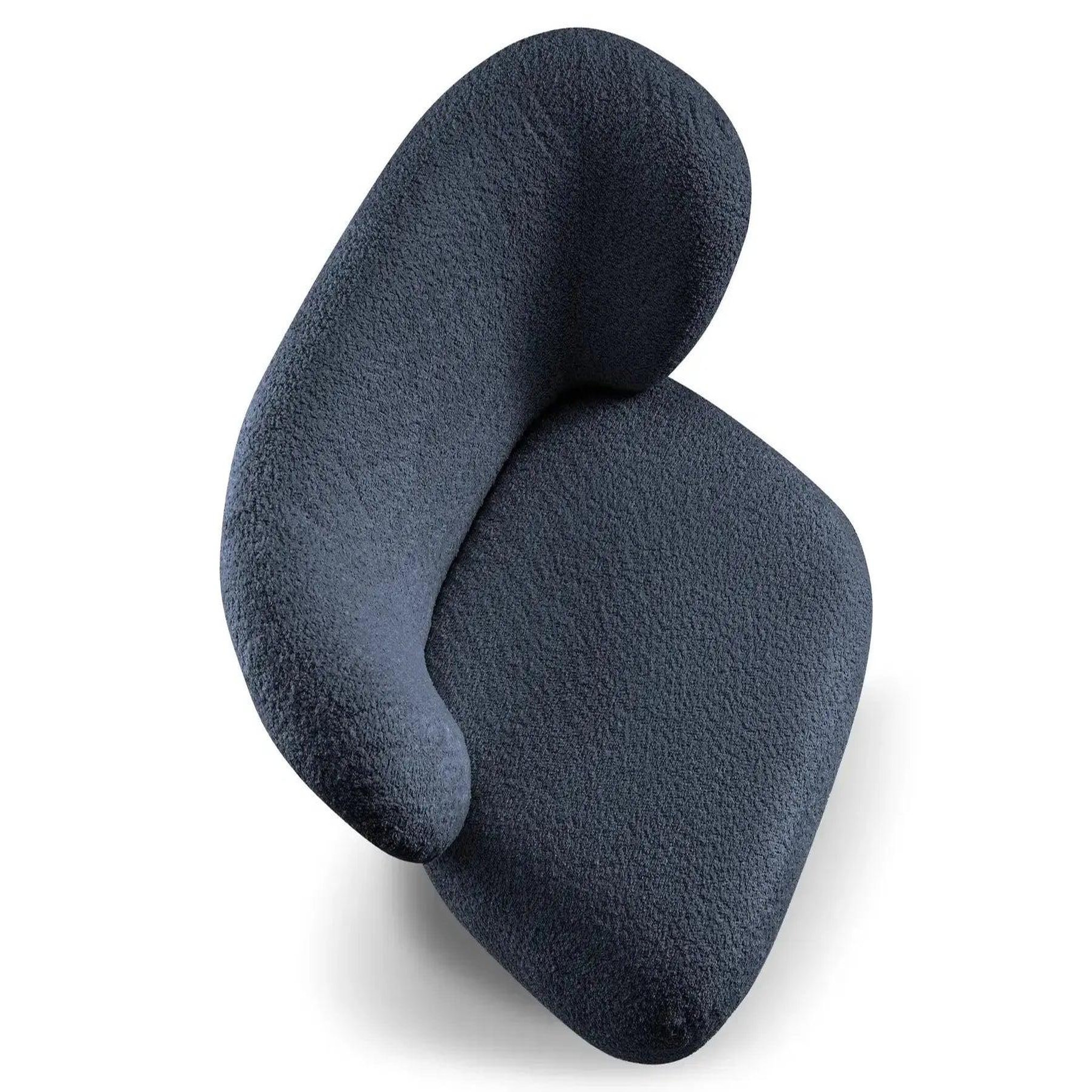 Voir la diapositive 6 : CASANOVA PARIS Capri - fauteuil tissu bouclette