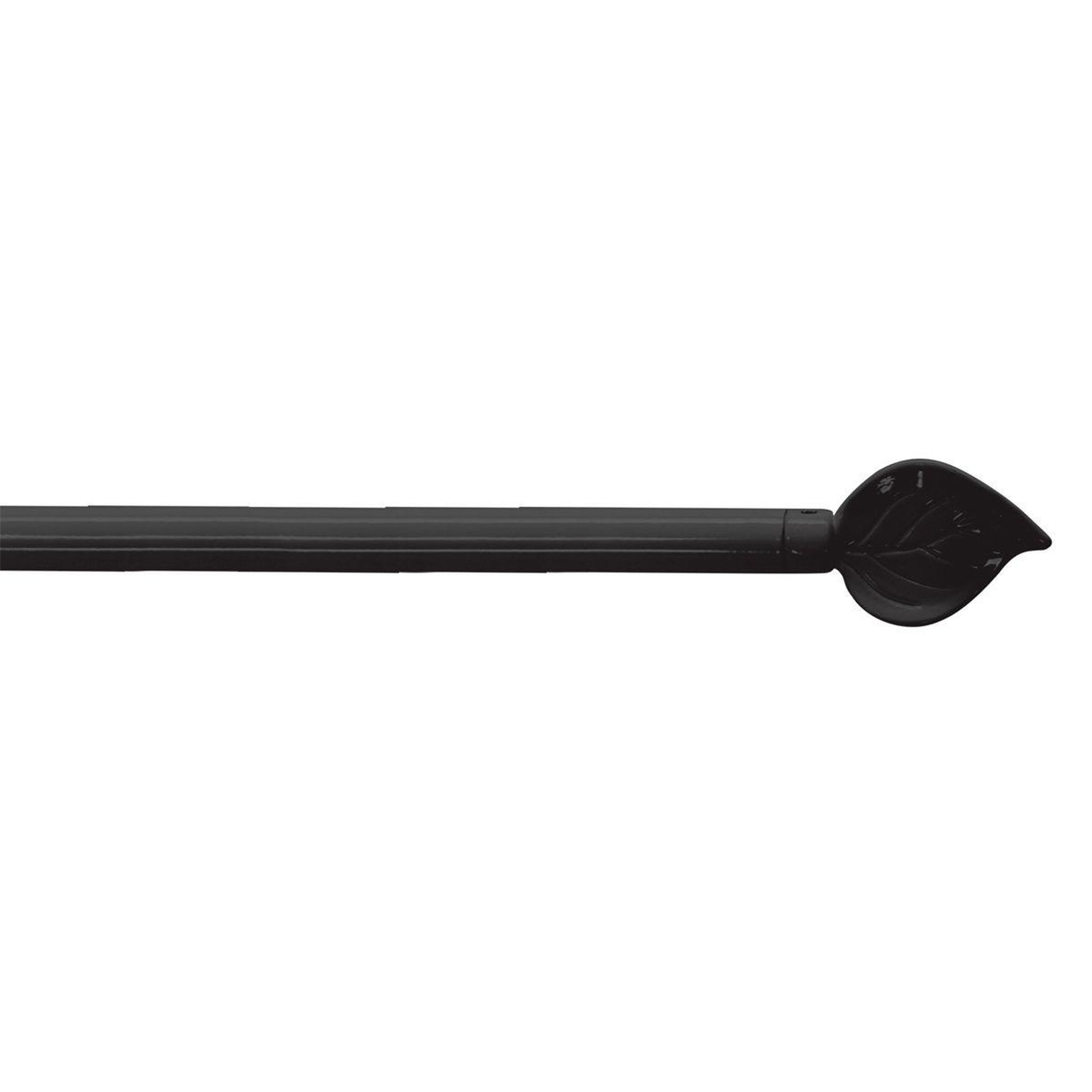 Douceur d'Intérieur Tringle déco extensible  folia  60-80cm noir