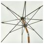 Voir la diapositive 7 : GARDENSTAR Parasol INCLINABLE - Aluminium Effet bois - D37.5 mm 