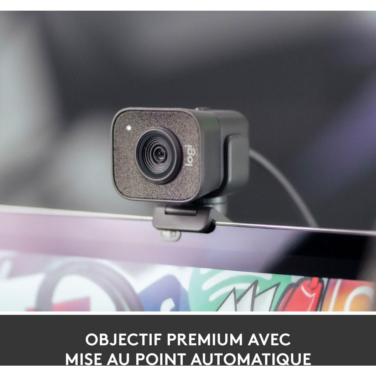 Logitech Webcam Streamcam Graphite double microphone