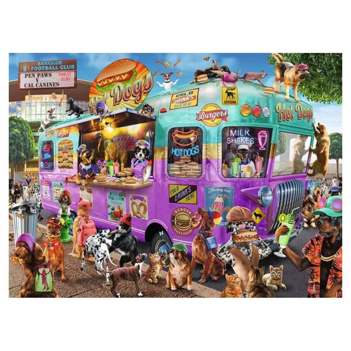 RAVENSBURGER Puzzle 300 pieces XXL - Les chiens branchés