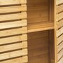 ATMOSPHERA Armoire de toilette bambou Sicela - 58 x H. 51 cm - Marron
