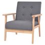 Voir la diapositive 4 : VIDAXL Ensemble de canapes 2 pcs Tissu Gris fonce