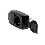 Legrand Biplite 10 / 16A éclipse noir