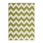 Paris Prix Tapis Géométrique à Poils Courts  Manolya  Vert. Coloris disponibles : Vert