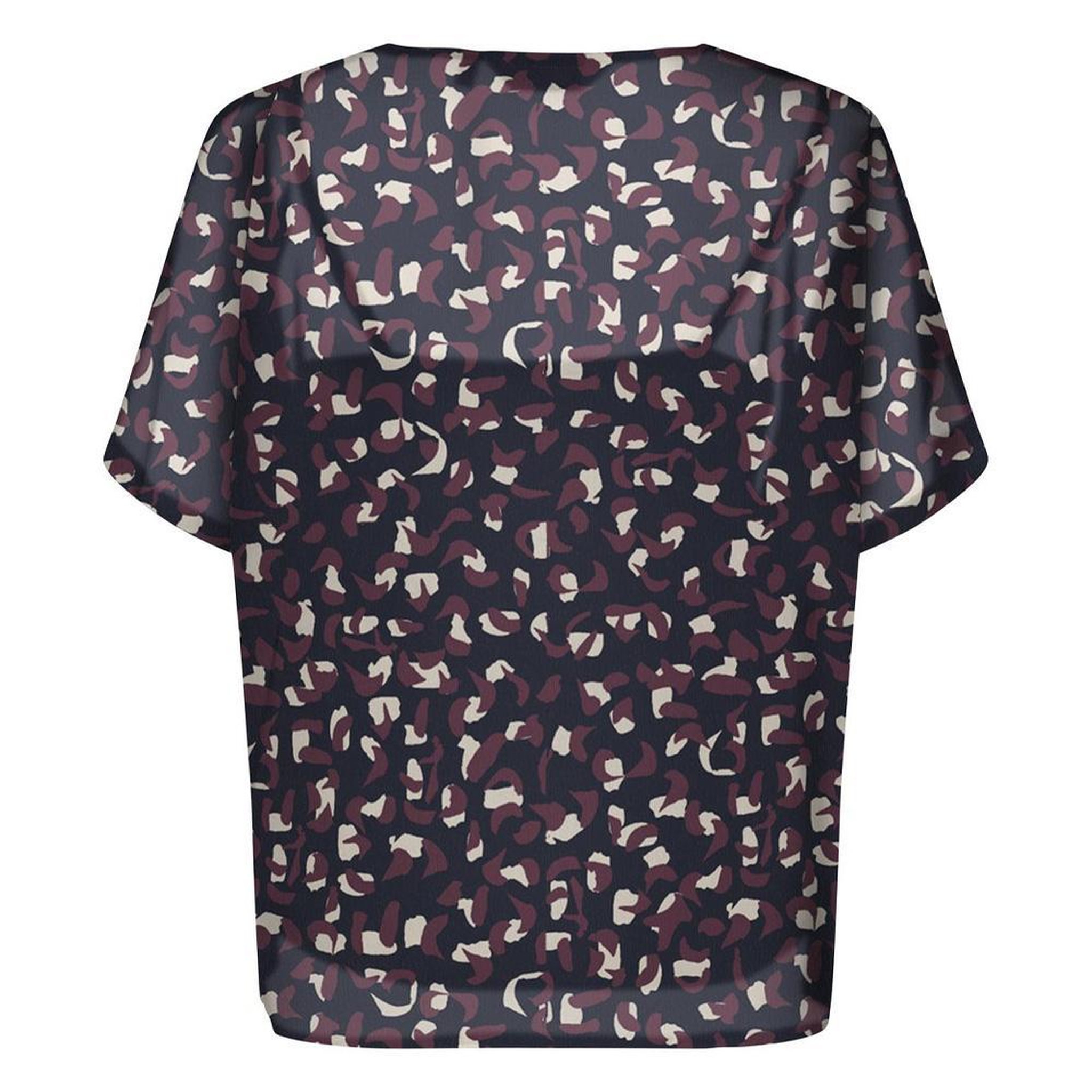 Voir la diapositive 2 : Only Blouse Marine/Bordeaux Femme Only Tasha