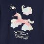Voir la diapositive 2 : IN EXTENSO Pyjama phosphorescent coton bio licorne fille