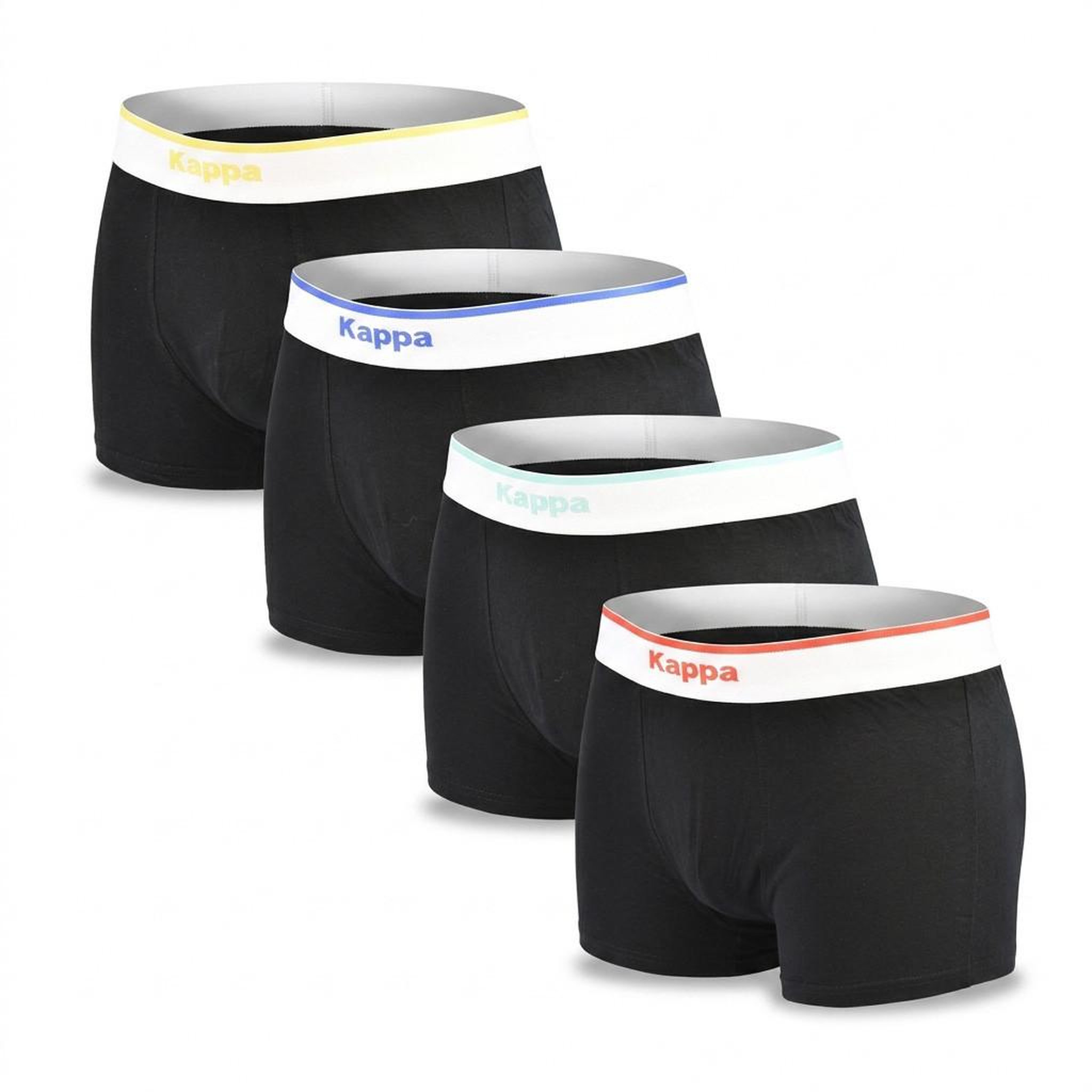 Voir la diapositive 1 : KAPPA KAPPA Boxers Homme Pack de 4 (Lot) - Coton, Coffret Cadeau