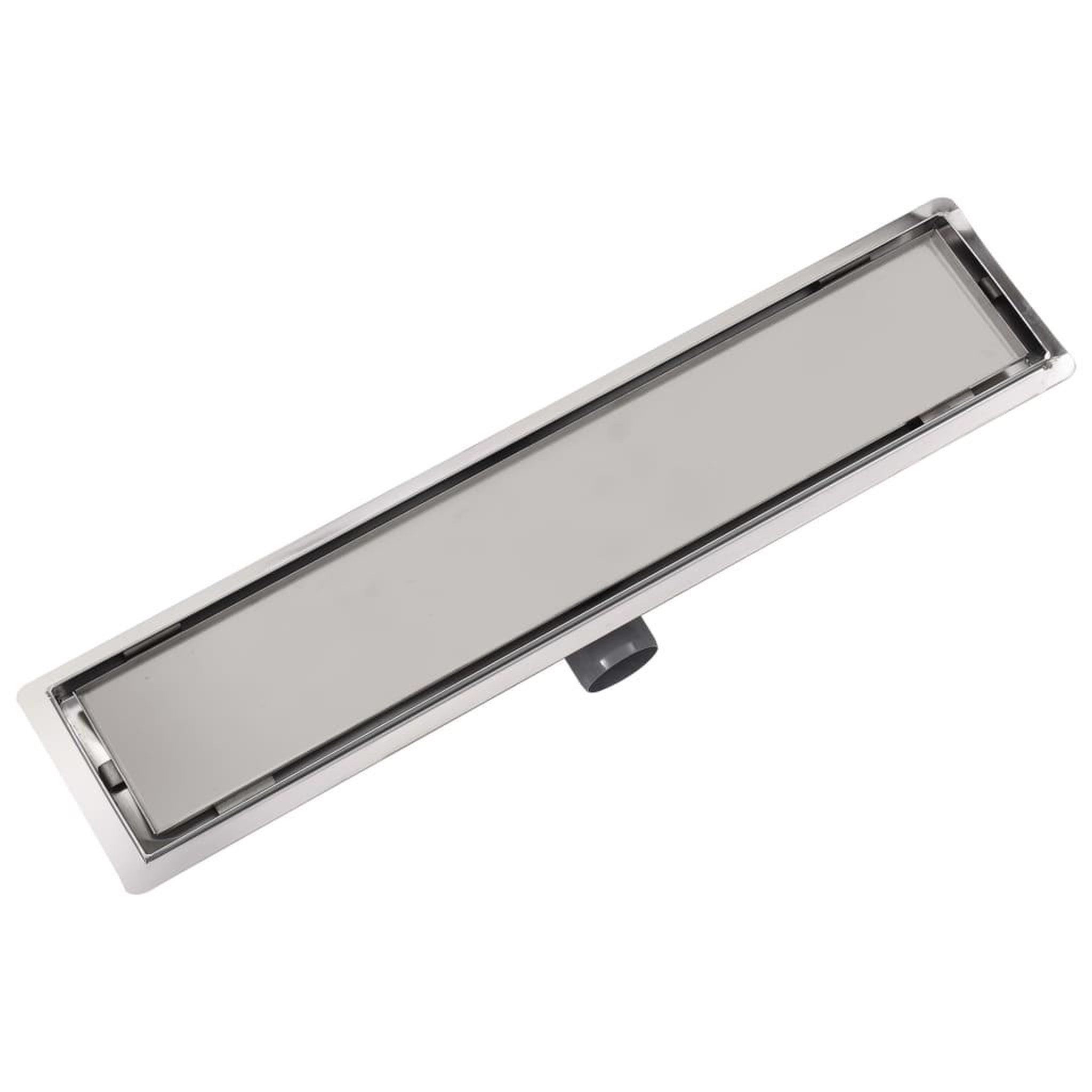 Voir la diapositive 3 : VIDAXL Drain de douche lineaire 630 x 140 mm Acier inoxydable