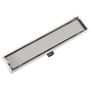 Voir la diapositive 3 : VIDAXL Drain de douche lineaire 630 x 140 mm Acier inoxydable